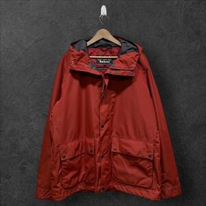 Barbour Men's Red Waterproof Gunwale  Hooded Jacket‎ XXL